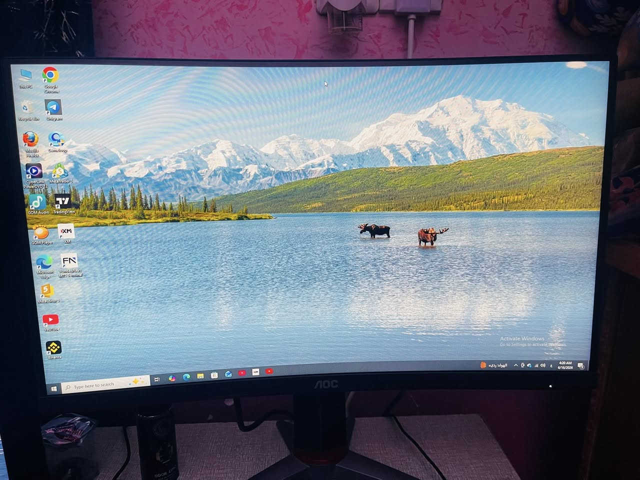 السيت أب متكامل (PC + شاشتين) للبيع -  💻🔥
الوصف:
السلام عليكم شباب، متوفر سيت أب كامل للبيع بنظافة ممتازة جداً واستخدام راقي. التجميعة متناسقة ومجهزة بشاشتين (وحدة عرضية كيرف ووحدة عمودية) 
💻 مواصفات الكيس (PC Specs):
 المعالج: AMD Ryzen 5 3500X (6 Cores) أداء قوي ومستقر.
 كارت الشاشة: NVIDIA GeForce GTX 1650 (4GB) ممتاز للألعاب والبرامج.
 الرام: 16GB DDR4 بسرعة 3200MHz (سلاسة تامة بالفتح والتنقل).
 التخزين: SSD 240GB للنظام السريع جداً + HDD 1TB للملفات والألعاب.
 الكيس: كيس كيمينج مع مروح RGB تبريد وإنارة ممتازة.
🖥️ الشاشات (تشتغل ثنائية بنفس الوقت):
1. الشاشة الرئيسية: AOC Gaming كيرف (منحنية) بمعدل تحديث 165Hz - سلاسة خيالية

2. الشاشة الثانوية: Planar بحجم 24 بوصة (مقلوبة عمودي) - فريدم ومساحة مثالية 

⌨️ الملحقات (هدية ويه السيت أب):
 كيبورد ميكانيكي مدمج (60%) مع إضاءة RGB.
 ماوس كيمينج احترافي ومريح + ماوس باد ممتد.
📌 السعر:  650,000 الف  وقابل للتفاوض 

📍 المكان: ذي قار - سوق الشيوخ (متوفر معاينة وفحص قبل الشراء).

للتواصل والاستفسار يرجى المراسلة على الخاص


**إذا كنت صاحب هذا الإعلان وتريد حذفه لأي سبب، رجاءا أرسل رسالة إلى الدعم الفني**