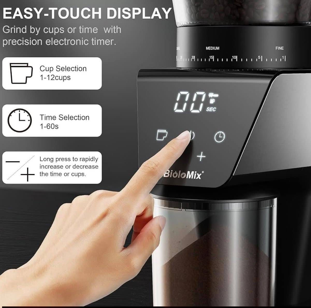 طاحونة قهوة شاشة لمس احترافية سعر 55 توصيل مجاني الحجز ***********
