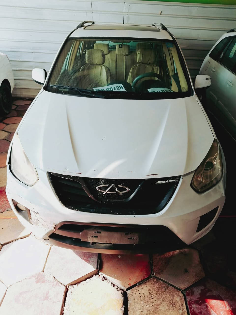 .السلام عليكم
تيكو موديل 13 
سياره بلادي 
جاهزه 
بي خشم جملغ مامي باب سايق قليل صبغ فقط 
كير محرك تبريد مكينه كفاله عامه بلادي 
تخم تاير شواصي مكفولات 
دوخل نظيفه سياره حلو معنا الكمله بل عافيه 
رقم بغداد نكليزي تحويل ثاني يوم 
سنويا الحد 30
سعار سياره 49بي مجال شي بسيط 
العنوان بغداد الحبيبيه نتصل تدلل 
***********
