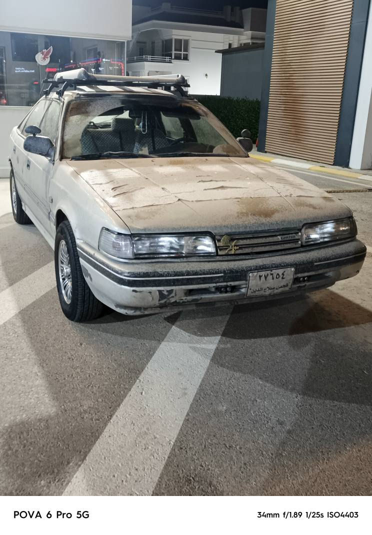 مازدة مؤديل 1992 ئارم بلاستيكي سوليماني كير و مةكينة بةشةرت مةكينة 8وبةخة سةيارةكة غاز و بةنزينة باقي فاعم في فاعم *********** أربيل, العراق
