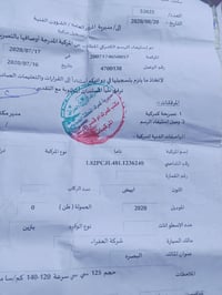 نامه متياز • مديل 20 • وراق اصليه
