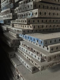 قالب حديد • صب كونكريت • الحله