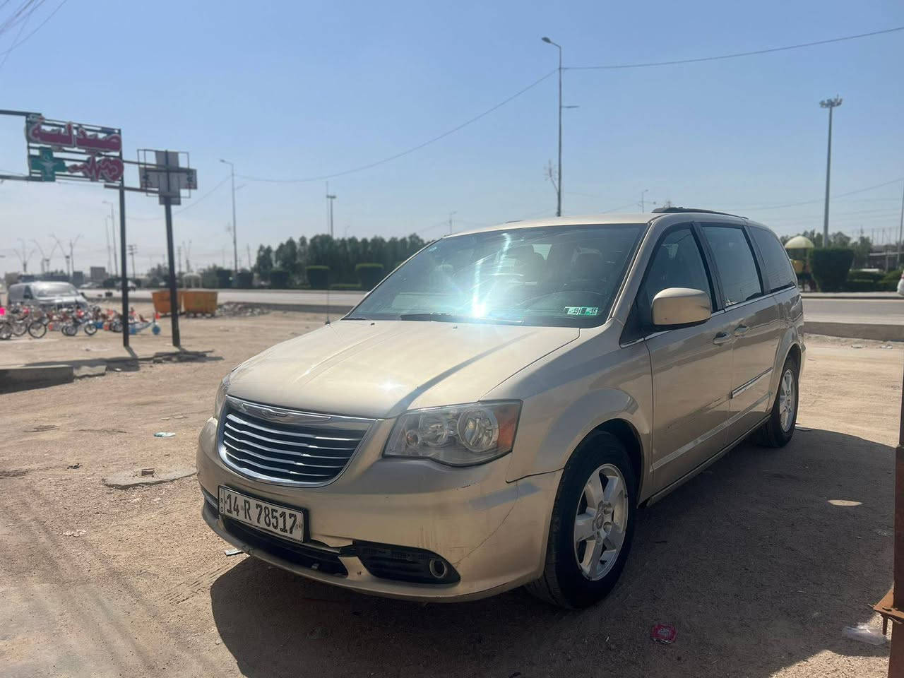 السلام عليكم 
( بيع او مراوس حسب الرغبة)

دوج كرايسلر كرفان 2013 السياره فول كهرباء 
السياره رقم بصره انكليزي بااسمي سنويه 2030
حادث امريكا  (( جاملغ امامي  وبنيد )) البنيد نفسيته و الجاملغ مبدل  (( مكفوله لغد وشاصي ))
اما بالعراق تبديل باب الجنطه الخلفي  و الباب القديم موجود 
وصبغ عام السياره بسبب الجراد
و الباقي شوف العين مبين 
يراد الها ترتيبات بسيطه  
***********
*********** 
بيهن واتساب
السعر 113 وبيها مجال
المكان (بصرة)
