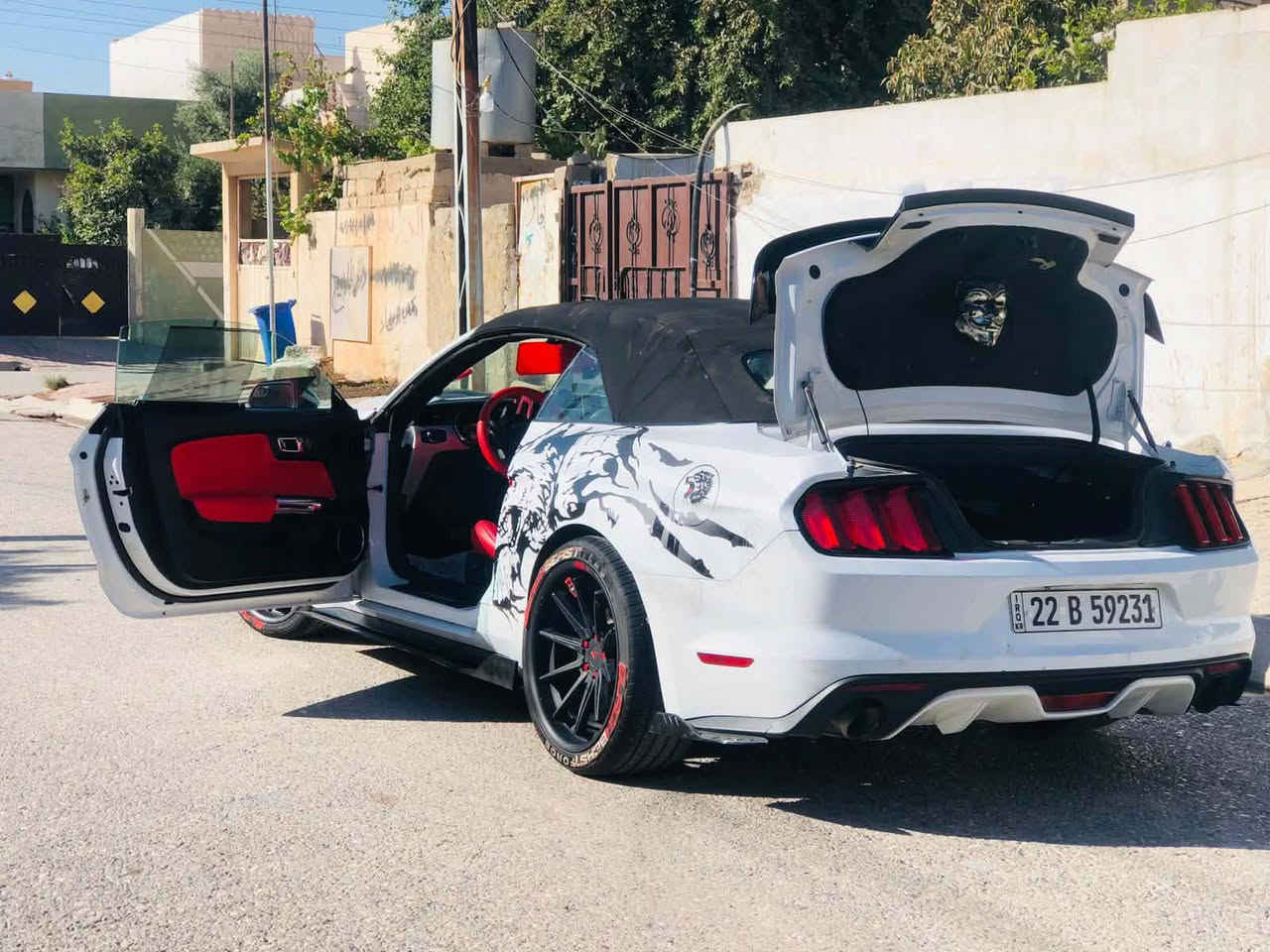 امراوس 👉👉👉موستنك  17اليكو بوست
شرط من كلشي تحويل غرمات محرك حداد تايراات فول الفول وبسمي السيارة 
*********** 
مكان السيارة كركوك
