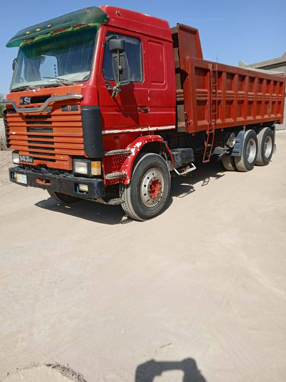 السلام عليكم
للبيع سكانيا قلاب سكس 143 محرك 8 مجموعه مان رقم بغداد سنويه ل 27 مكفوله تخم تاير 24 المكان بابل السعر 220$الاستفسار 
***********
***********
