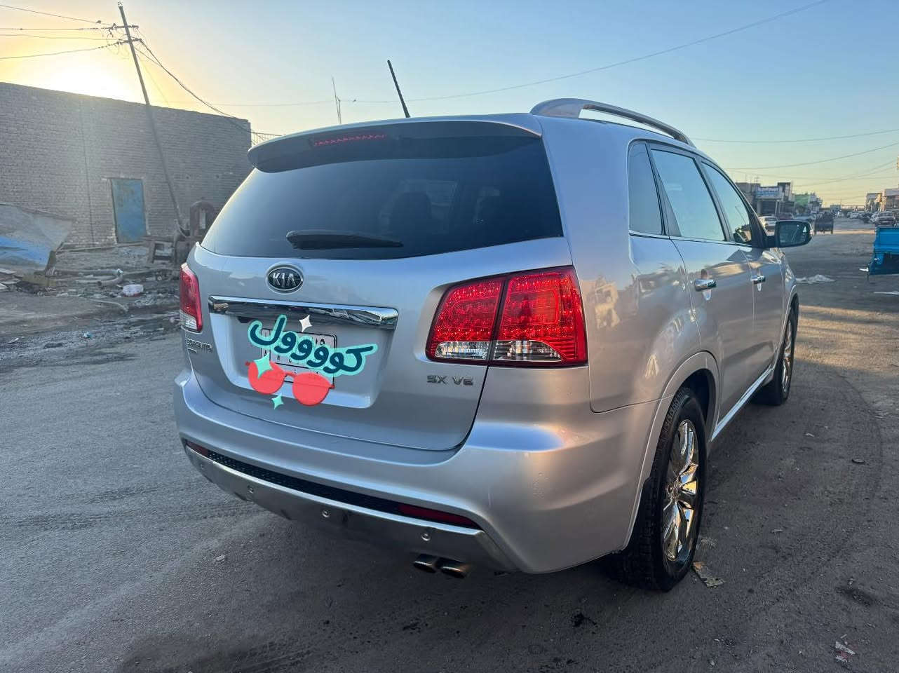 كيا سورنتو ٢٠١٣ ادوات SX
محرك ٦ سلندر ٣٥٠٠ كص جنطة 
سيارة فوووول مواصفات ٧ راكب 
تبريد ٣ قطع بانوراما بصمة جلد 
شاشة كشن كهرباء اعلى مواصفات 
بل سورنتو متوم طبق الأصل 
سع ٦٩ ورقة مكان بغداد 
*********** متواجد فيس
