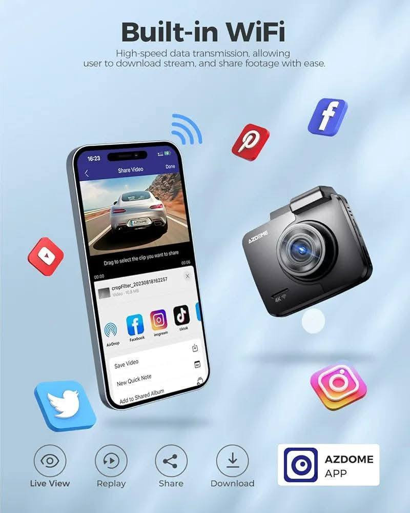 داشكام ازدوم AZDOME 4k
السعر 65 مع التوصيل


**إذا كنت صاحب هذا الإعلان وتريد حذفه لأي سبب، رجاءا أرسل رسالة إلى الدعم الفني**