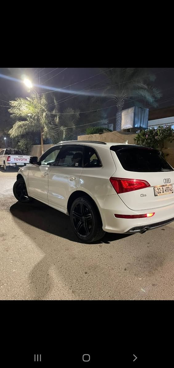 السلام عليكم اودي Q5 موديل ٢٠١١ خليجي مكينه ٦سلندر فول مواصفات رقم اربيل بأسمي سعرهه ١٣٠ مكاني الفلوجة للاثصال ***********
