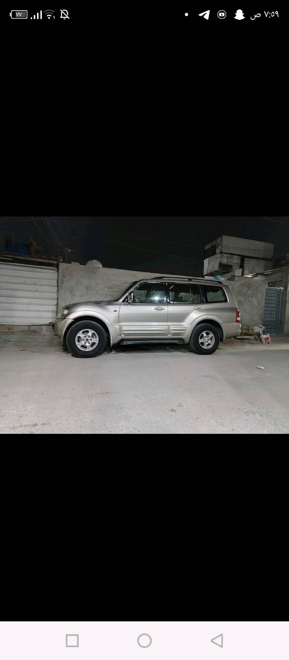 باجيرو موديل 2002رقم دولي باسمي محرك 3500 سبعه راكب ثلاث قطع تبريد مري شفط شاشه اندرويد تخم تايرات جديد فور ويل كامرة خلفية بيه جاملغ بصف السائق بدون حادث مكانهه بغداد الحسينيه السعر 85 وبيه مجال الرقم ***********