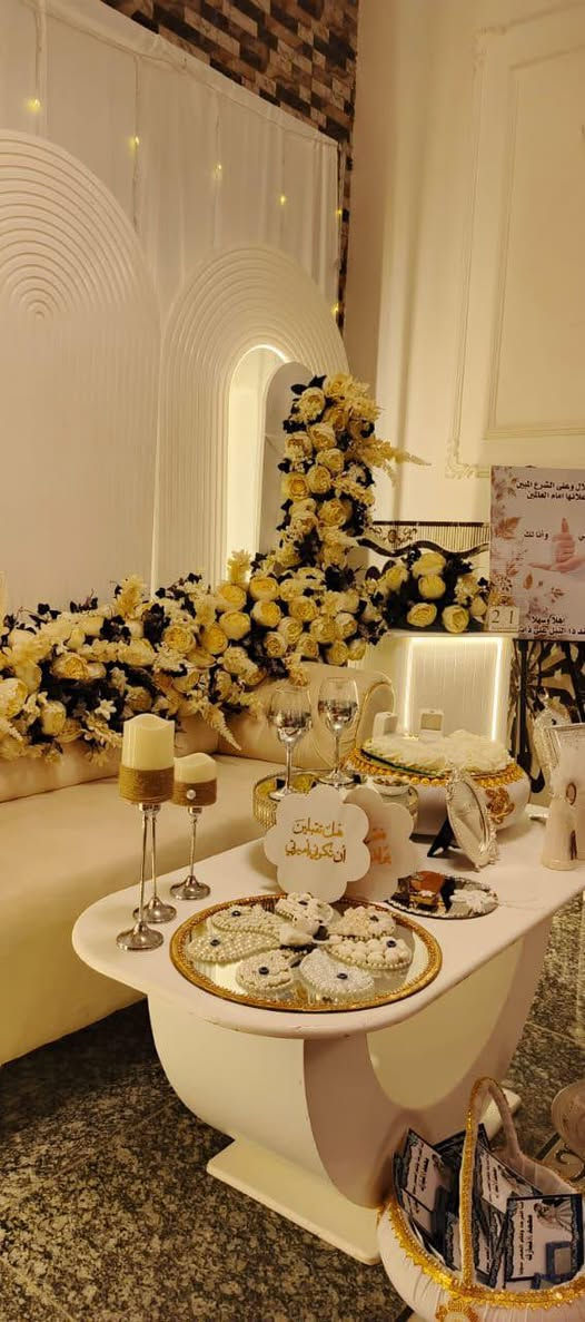 🥰تخفيضات راس السنه )🥰

😍😍ساااااارعوا بالحجز 😍😍

جمعتلكم مجموعة الكوشات ببوست واحد حتى يسهل عليكم الاختيار   👰‍♀️🕊🤵‍♂️                                  
اجعلوا مناسباتكم وافراحكم مميزة مع تصاميم كوشات الخليج  ❤  لعرايسنا الحلوين 😍
كوشه مع ميز مهر او صينيه حنه دورق بورد ترحيب قند صينه بخت قران مرايه ملكانه برنص كولشي متوفر حسب الطلب 

مع نقل وشد وجاني سبع البور شارع ٦٠ مقابل المستشفى الجديده 

للحجز والاستفسار *********** او مراسله الصفحة 
 📞
