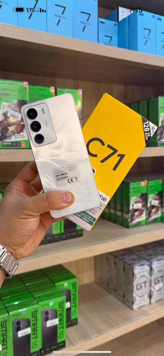 📱 عـــرض خـــاص: هاتف Realme C71 جـديـد كـرطـونـة! ✨
للبيع هاتف Realme C71 الأنيق، الخيار المثالي الذي يجمع بين الأداء السلس، التصميم العصري، والسعر الجد مميز! هاتف متكامل وقادر على شقاه للاستخدام اليومي وتصفح الإنترنت والألعاب.
💡 أهم مواصفات ومميزات الهاتف:
• الأداء الخفيف: معالج (بروسيسور) ممتاز وسريع يضمن لك تجربة سلسة وخفيفة بدون تشنج (ما يتبلوكاش).
• البطارية: بطارية ضخمة تصمد معك طوال اليوم وأكثر في الاستخدام المكثف.
• التصميم: مظهر فخم وعصري مع حواف مسطحة مريحة جداً في اليد.
• الحالة: الهاتف جديد تماماً (علبة مغلقة غير مفتوحة).
📦 التوصيل والدفع (أمان كامل):
• التوصيل السريع: متوفر الشحن والتوصيل مباشرة إلى باب منزلك.
• ضمان الفحص: الدفع لا يكون إلا عند الاستلام؛ افتح علبتك، افحص الهاتف وتأكد من خفته بنفسك، ثم ادفع لعامل التوصيل وأنت مرتاح
 البال! 🤝:

الكمية محدودة جداً، احجز هاتفك الآن ولا تضيع الفرصة! 😉


**إذا كنت صاحب هذا الإعلان وتريد حذفه لأي سبب، رجاءا أرسل رسالة إلى الدعم الفني**