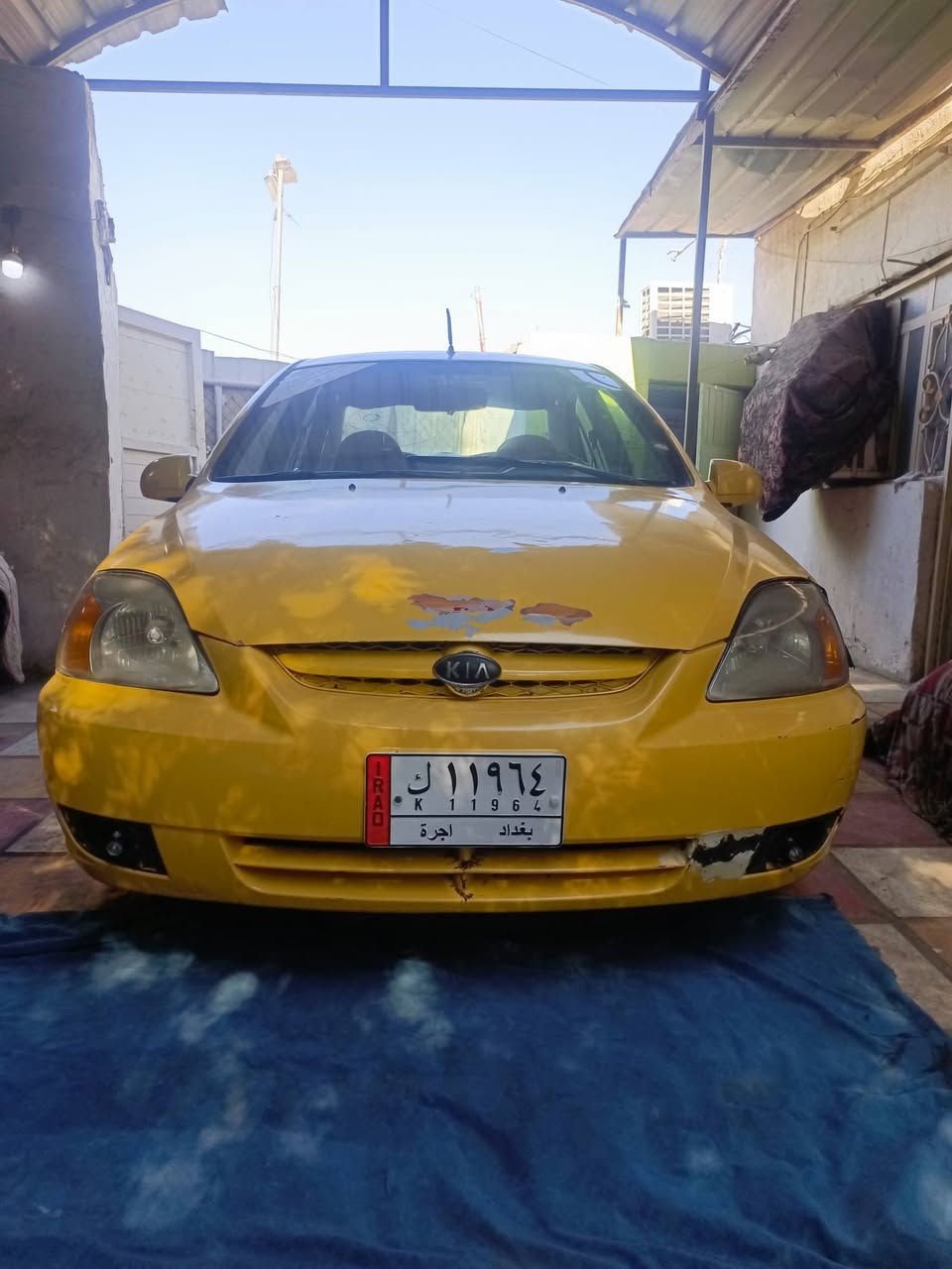 السلام عليكم
كيا ريو تكسي 2004 رقم بغداد 
كير اوتو بلاد محرك 1600 مسكر دوش 
سيارة جاهزة كير محرك كهربائيات تخم تاير 
مصفرة تاخذه هيئة وغرامات 
السعر 35 
مكاني بابل 
***********
