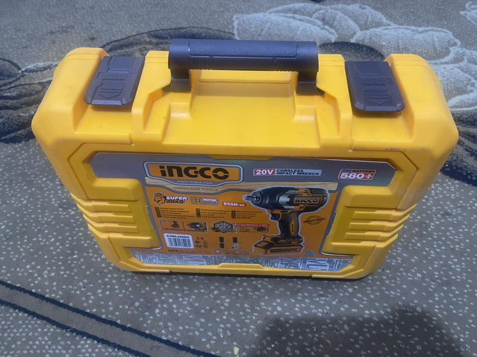 سلام عليكم دريل ماركه الغنيه عن التعريف  ingco جديد جديد نضافه 100‎%‎مستخدم مره وحده قوته 850 نيوتن بي نضام تقطيع ونضام سرع دبل بطاريه جهاز جديد كلش وضع شركه 150عارضه مكاني حي اور ***********
