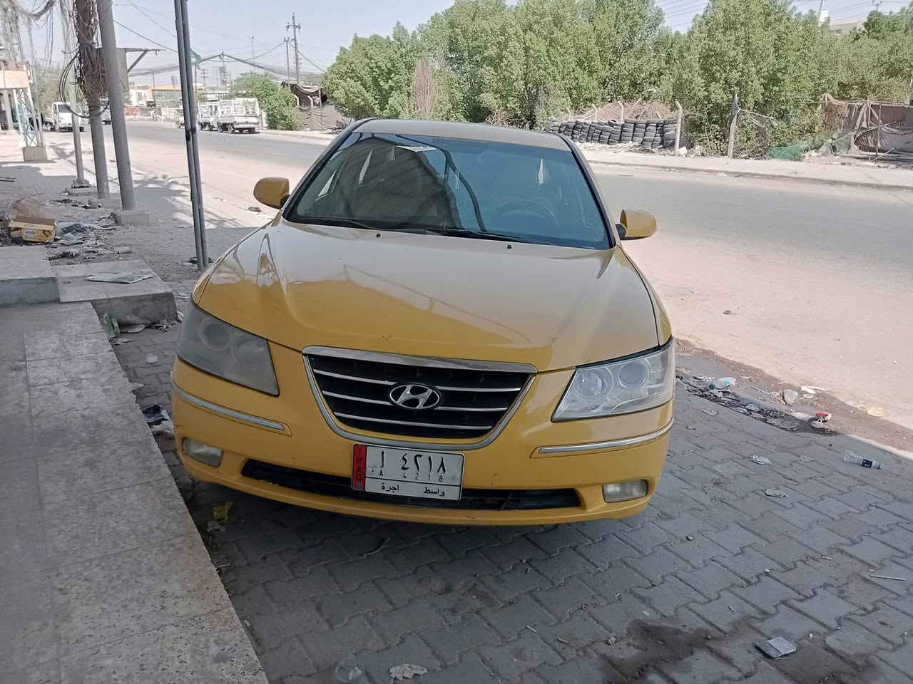سلام عليكم من رخصة الادمن سوناتا 2007 للبيع مكان السيارة نجف السيارة بيها خط نجف كربلاء مكلف بالنشر رقم صاحب السيارة (***********)
