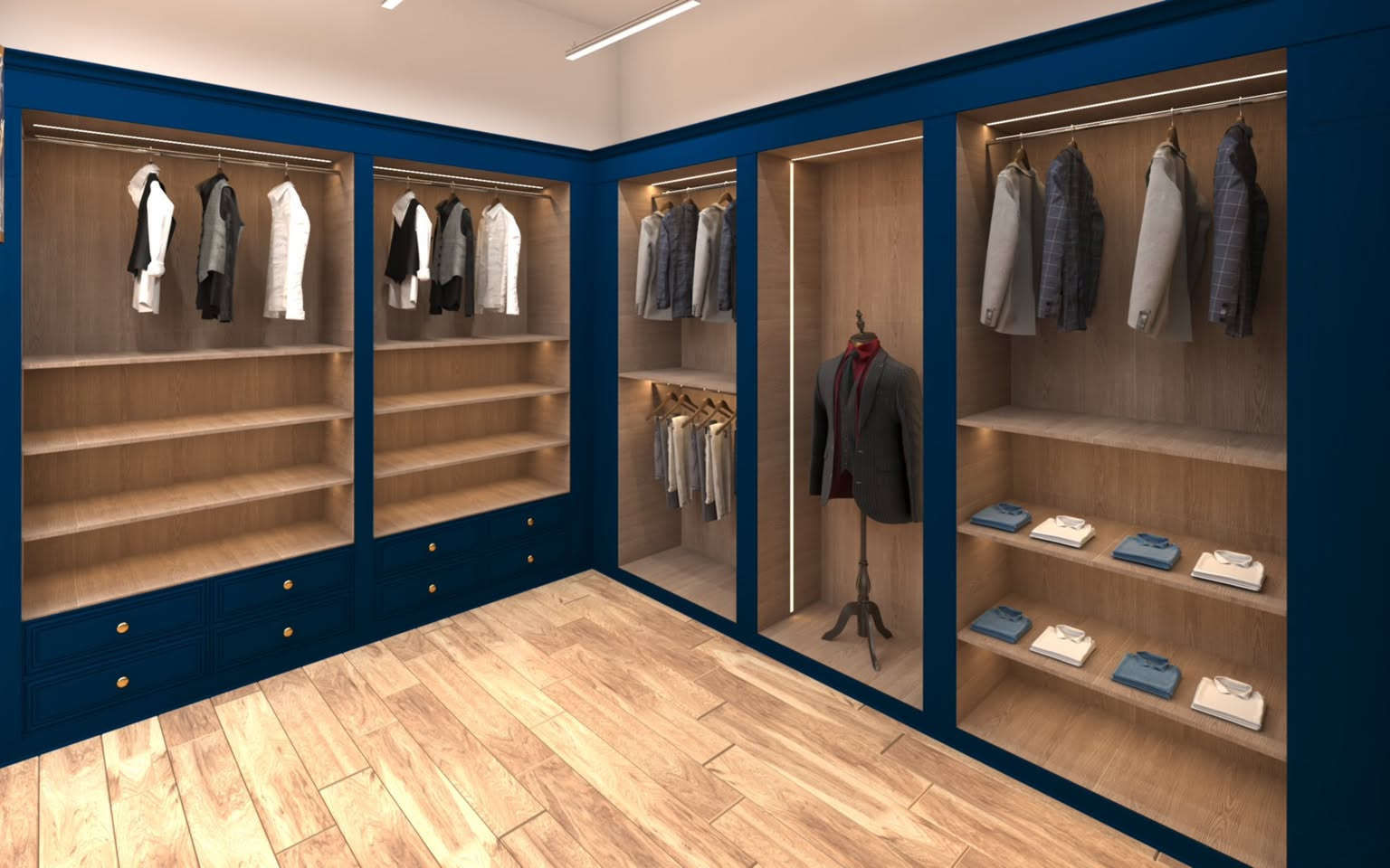 حين تلتقي الفخامة بالتنظيم
تصميم داخلي لمحل ملابس يجمع بين اللون الفخامه الملكية (الازرق الداكن) مع الخشب الطبيعي، ليقدّم تجربة تسوّقيه راقية تعكس الذوق العالي والاهتمام بجوهر التفاصيل.

التصميم الناجح يتناغم مع الروح والاحساس في اظهار جمال المكان…

مكتب آسر الهندسي العقاري

العنوان بابل شارع المقام مكتب اسر الهندسي العقاري 
الهاتف ***********

.
.
.
.
.
#تصميم

#محلات

#تصميمداخلي

#interiordesign

#reelschallengereelschallenge

#innerpeace
