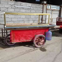 عربانة للبيع سعر 200وخمسين اطار  حديد وخشب بلوك وبدون قمرية سطح فافون ...