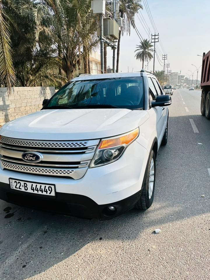 للبيع سيارة فورد اكسبلور 2014 ابيض
المواصفات  فول عدا البصمه
 محرك 6سلندر  تنفس طبيعي المرغوب   
فتحه سقف
فورويل awd
كامرة 
تحكمات ستيرن فول
اشاير بالمرايات جانبية وهيتر وعاكسة للضوء 
لايت وبراجكتور زنون
7 راكب 
كود ابواب 
شاشة كبيرة تستقبل الاوامر الصوتية 
حساسات امامي وخلفي
كراسي الامامية كهرباء 
استيرن تدفئة
صندوق كهرباء   
تبريد 3 قطع امامي وسطي وخلفي مع تحكمات 
8 سماعات
منافذ AUX مع منافذ USB 
رام ذاكرة 
 السياره أستيراد شركة نيفا داخله زيرو الى كوردستان بيها جاملغ مبدل اصلي من شركة فورد ليبل مطابق+ربع باب صبغ
بدون دواخل ايرباك سليم 100%
كتلوك الشركة 
هزة وفحص جديد وشرط التحويل 
ماشيه 166
مكان السيارة كربلاء  
السعر 190قابل للتفاوض 
للأستفسار ***********
ملاحضه السياره حاليا موجوده في اربيل اليحب يشوفها ايام وترجع الى كربلاء
