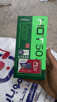 جهاز 50 HOT شركة  Infinix
‏+ pro ذاكرة 256 جيجابايت 
التليفون كارتون بعده باليبل مامفتوح 
ضمان سنة كاملة 
مكان بغداد المشتل حي الرئاسة 
السعر : 250 وبي مجال بسيط 
للأستفسار : ***********
