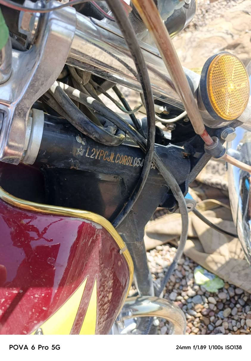 سلام عليكم دراجه للبيع مكان بابل الحمزة الغربي مكفوله من كلشي هاذه رقمي ***********اورق اصولي موديل 24
