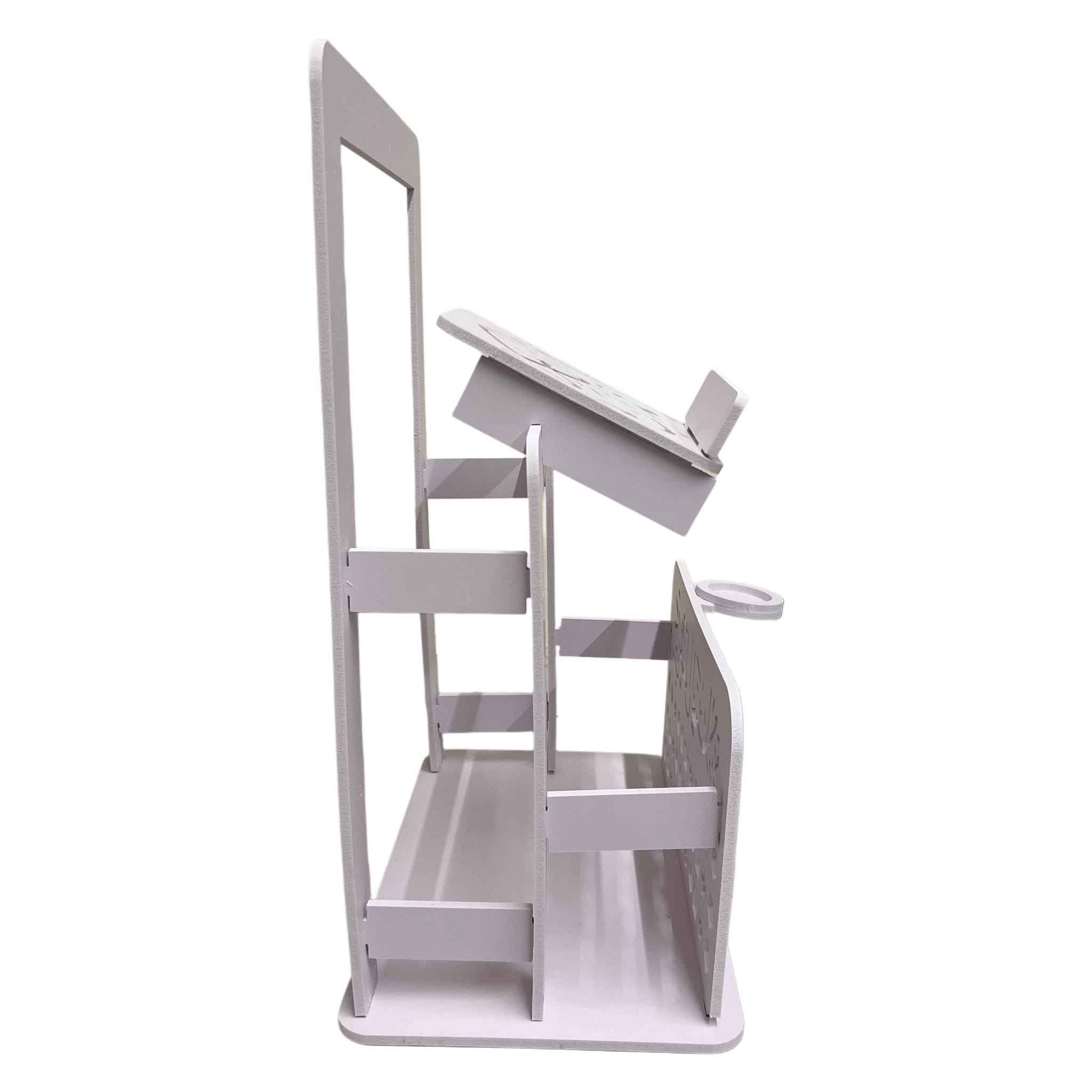 ستاند قرآن وصلاة متعدد الاستخدام مع حامل مصحف وحامل سجادة – تصميم مزخرف

• منظم عملي وأنيق للقرآن الكريم ومستلزمات الصلاة بتصميم مزخرف يناسب المنزل أو المصلى.

• بغداد, العراق


**إذا كنت صاحب هذا الإعلان وتريد حذفه لأي سبب، رجاءا أرسل رسالة إلى الدعم الفني**