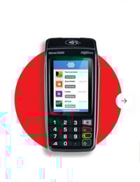 جهاز نقاط بيع • Ingenico Move/5000 • قارئ NFC