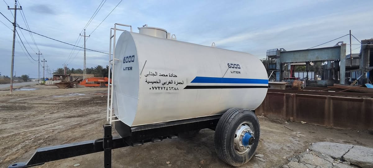 مقطوره تزكام  6000لتر حديد  مغلون3ملم  شاصي 8ملم  دنكير تريله العنوان بابل/ الحمزه الغربي/ الخميسيه. للاستفسار  واتساب ***********
