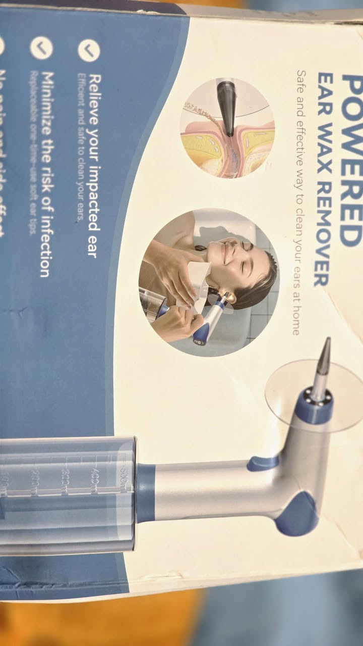 منظف أذن كهربائي (Electric Ear Cleaner) يعمل بنظام الري المائي لإزالة الشمع المتراكم بأمان وفعالية في المنزل. 

ب ١٥ مع التوصيل


**إذا كنت صاحب هذا الإعلان وتريد حذفه لأي سبب، رجاءا أرسل رسالة إلى الدعم الفني**