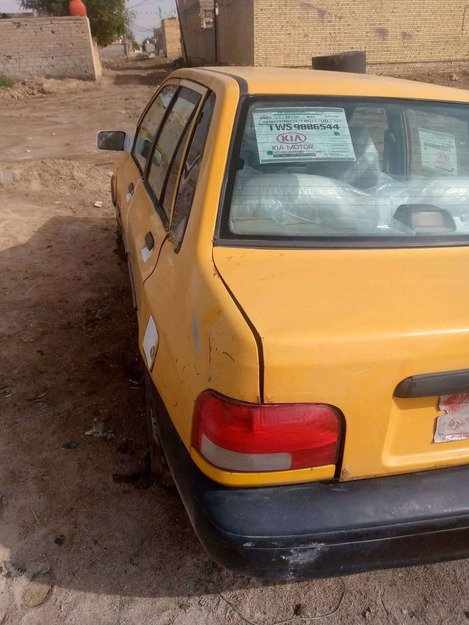 سلام عليكم سياره سايبه للبيع موديل 12 سياره جاهزه بس مكينه كائنه بيها دخان سعرها 8 بيها مجال قليل مكاني ناصرية سبل شراي ينتصل ***********
