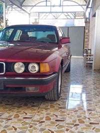 للبيع سياره بي ام موديل ١٩٩١ محرك 735 كير اوتماتيك تنتة سقف دبل چكمجه ...