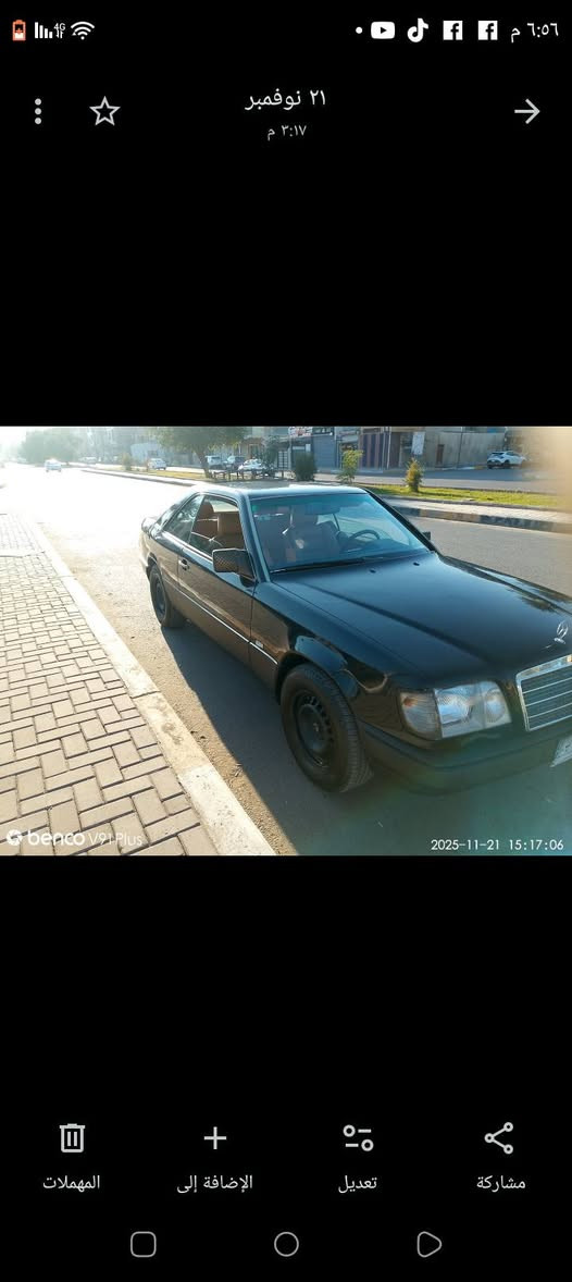 مرسيدس كوبيه موديل 1989محور بطة 3000 موبايل*********** العنوان بغداد
