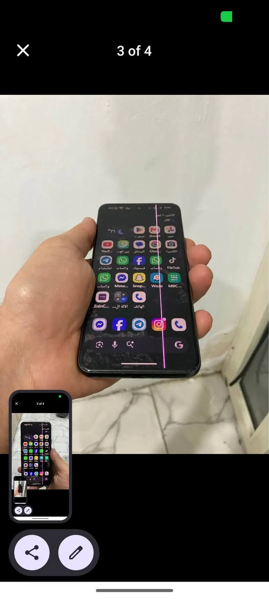 Google pixel 8 للبيع أو مراوس جهاز يخبل سلاسه شحن صوت كاميرات خرافية بس بي خط بالشاشه ماماثر على شي ***********
