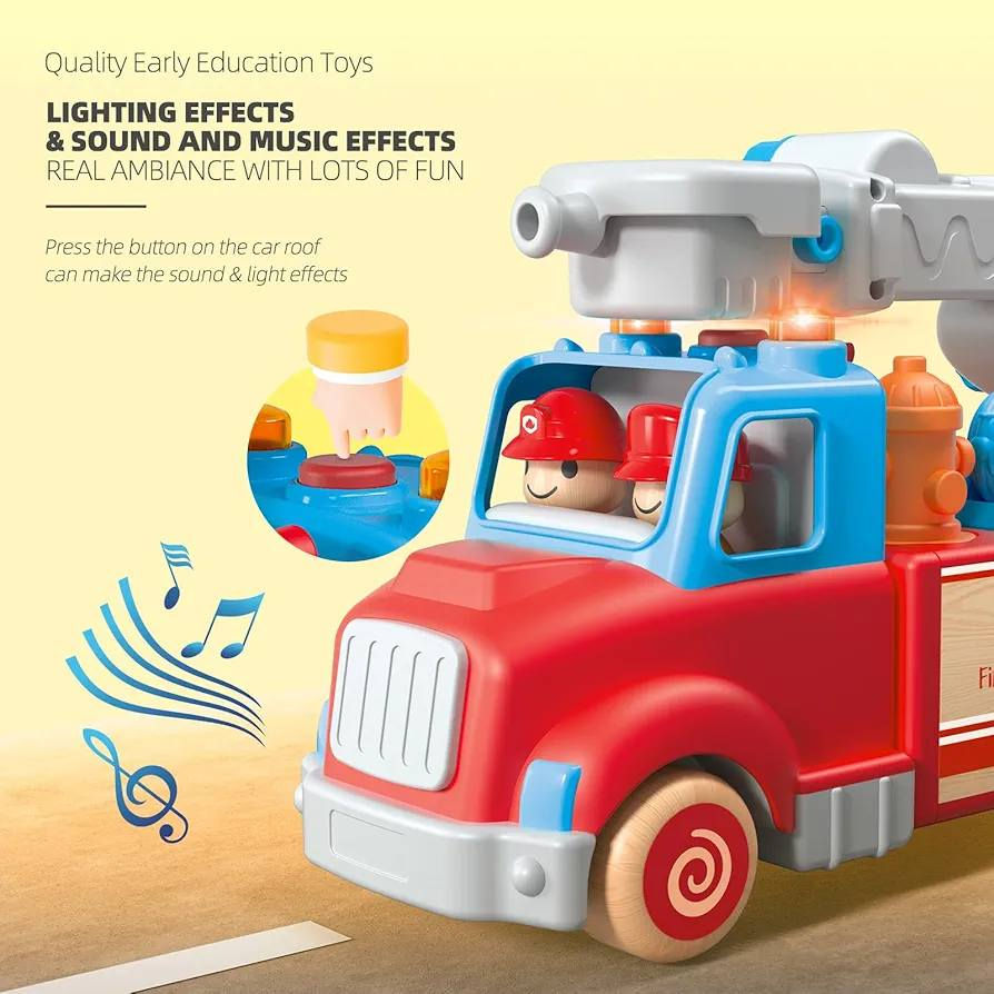 لعبة شاحنة إطفاء للأطفال مزودة بأضواء وصفارات إنذار، سيارة إطفاء مزودة بسلم إنقاذ دوار، ملحقات قابلة للإزالة وشخصيتين، هدية عيد ميلاد للأطفال من عمر 18 شهرًا فما فوق (2، 3، 4، 5 سنوات).


**إذا كنت صاحب هذا الإعلان وتريد حذفه لأي سبب، رجاءا أرسل رسالة إلى الدعم الفني**