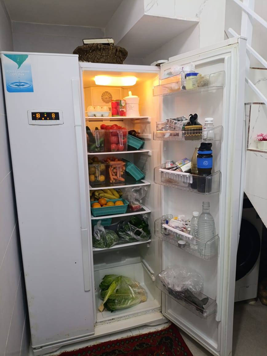 #ثلاجة للبيع 
 نوع بيكو بابين مجمدة+ ثلاجة 
ماطور بلادي 
السعر/ ٢٧٥ الف 
***********
المكان/ كسنزان
