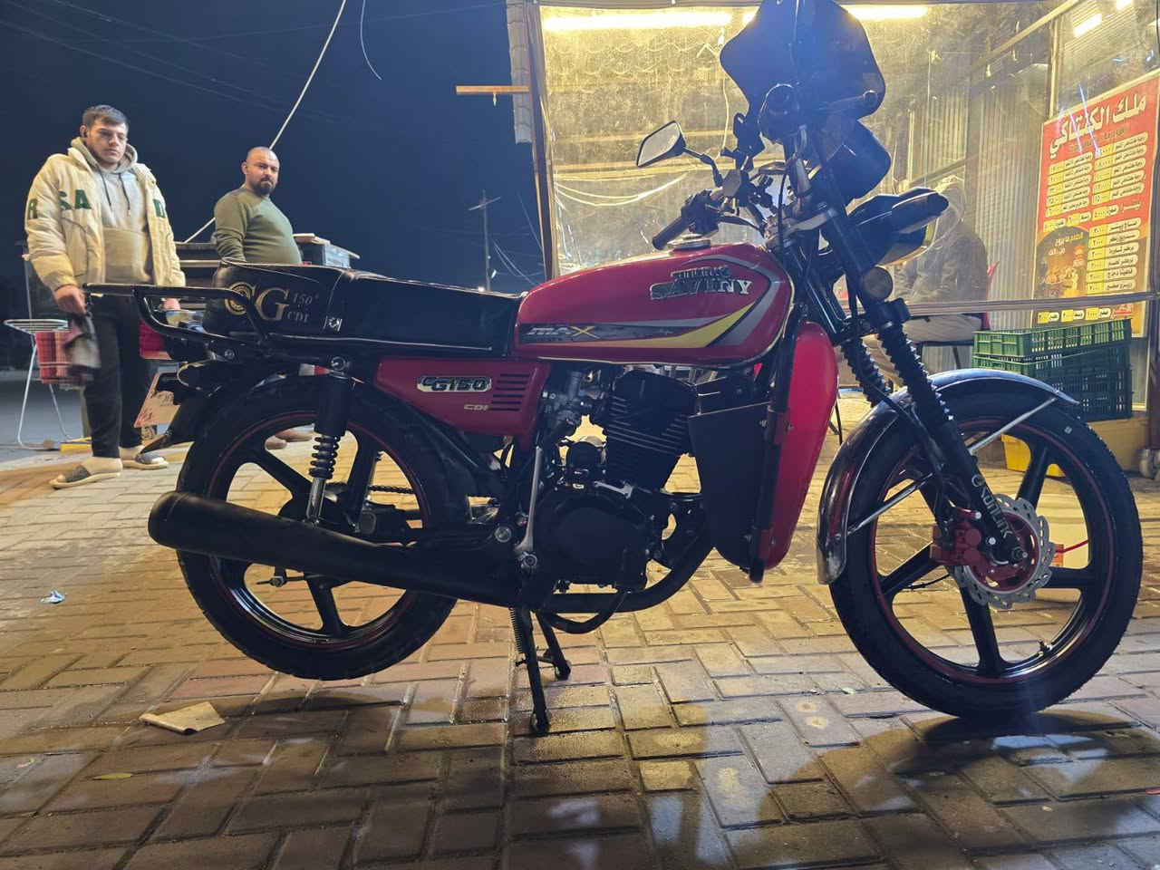 السلام عليكم دراجه ايراني 2024 دراجه كفاله نقصها بس هورن  الصدر دراجه نفس ما واضح لك بالصور للاتصال***********
