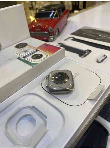 ساعه أبل ⌚️ 
اللترا 1 تيتانيوم طبيعي
حجم  4️⃣9️⃣  ⛩️
      بطاريه 1️⃣0️⃣0️⃣🔋🔋
نظافه  1️⃣0️⃣0️⃣💯💯
الساعه مظمومه جانت 👉👉👉💙🖤
‎مركز سيمو المايسترو دورة شارع الصحه
👉👉***********
اتصال 📞واتس اب /للحجز
