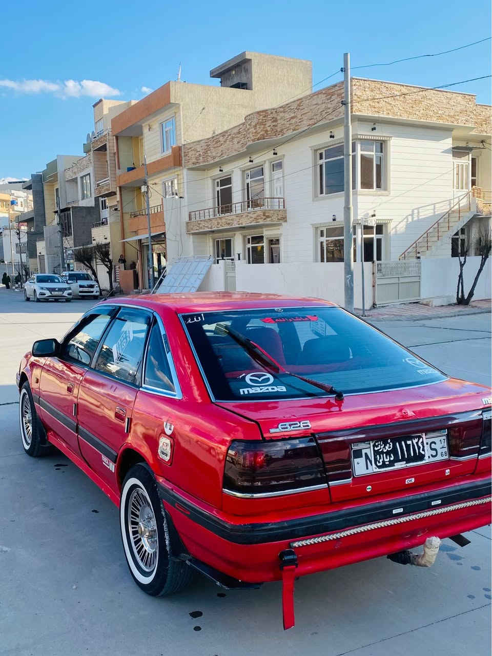 مازدا 8 بەخ 
ارمی پلاسیک سلێمانی 
مۆدێل 1991
 گێرو مەکینەو کارەبای بە شەرت زۆر مەزبوتە 
تەقەو ڕەقەی نیە تایەو ویلی لۆکە هەموو گیانی  ئیش ئەکات  ناو گاعی کامل تێ گیراوە 
بەرە دەرگای لۆکە  
ناو گێچو شاشە ئایپاد ئیش ئەکات 
سعری 25 گەلاو کەمێک معامەلەیە 
بۆ زانیاری زیاتر پەیوەندی بکەن بەم ژمارە تەلەفونەوە :
*********** 
جوابی مەسج نایەمەوە لەگەل ڕێزم السليمانية, العراق
