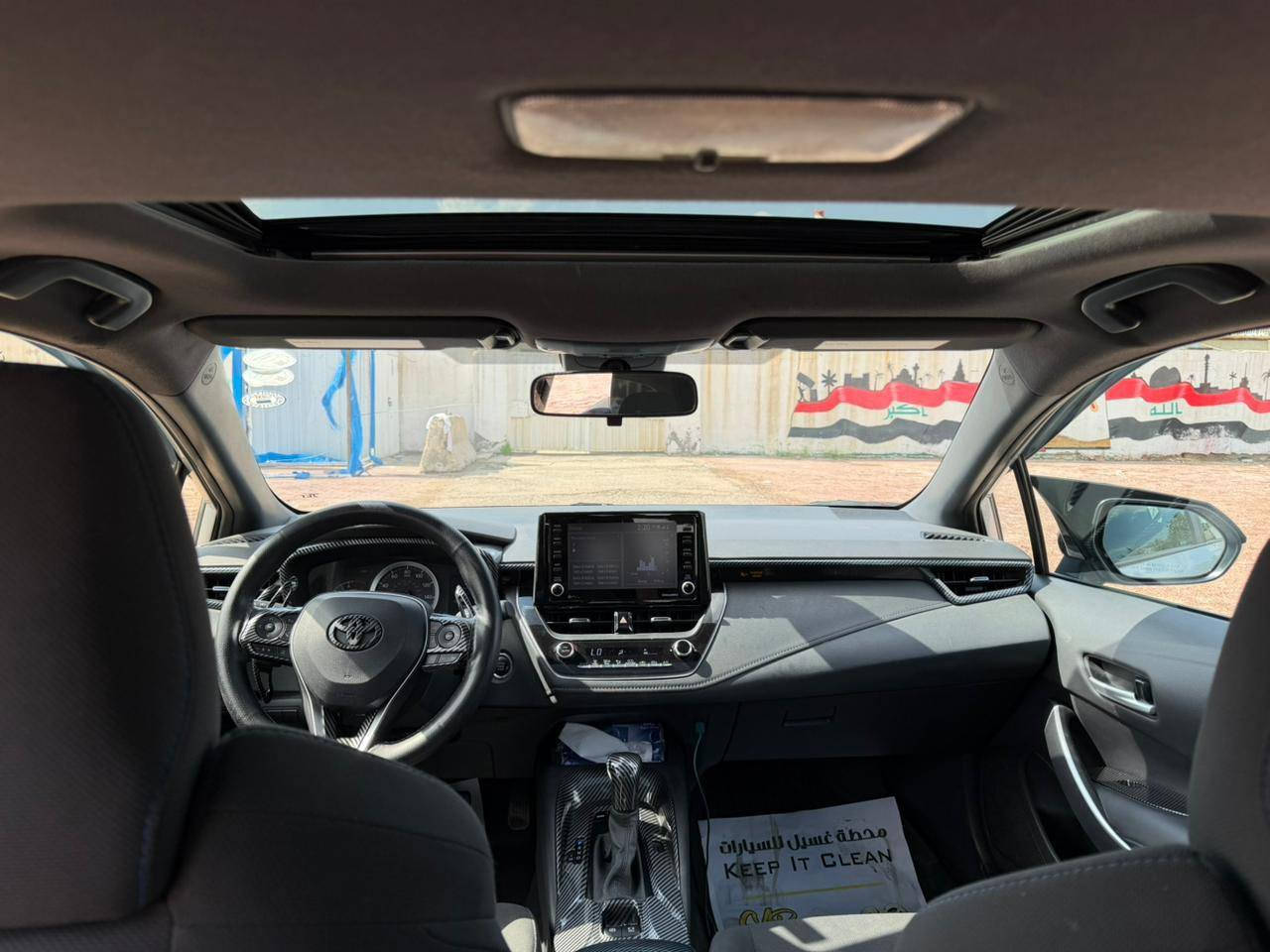 TOYOTA COROLLA SE 2022
فول مواصافات 
سقف اسود بلاد 
فتحه سقف 
بصمه دخول 
بصمه ابواب 
شاشه ابل كار بلي 
كامره خلفيه 
رادار امام وخلفي وجانبي 
تحديد مسار 
نقاط عمياء 
هاند بريك بصمه 
ويل كب رياضي بلاد 
وارد امريكي 
حادث السياره بابين فقط بدون دواخل بدون ايرباك
ماشيه 67 الف 
السياره جيده وجاهزه من كل النواحي 
رقم اربيل الجديد شرطه التحويل 
مكان السياره بغداد شارع فلسطين
السعر158 قابل للتفاوض 
للاستفسار الاتصال على الرقم
***********
