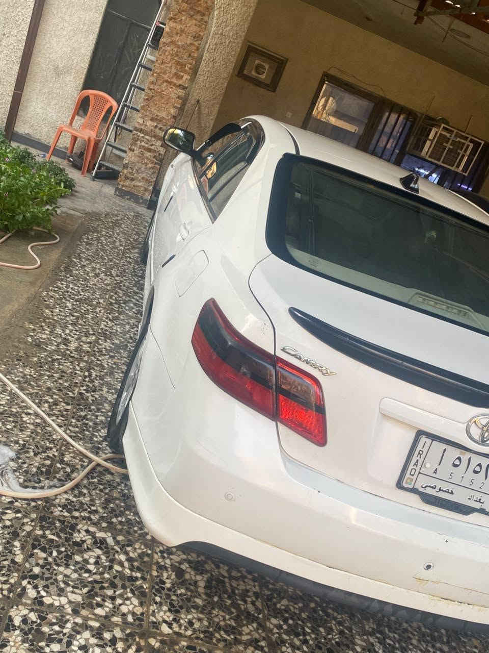 كامري 2009 خليجي مكينة 4 سلندر 2400cc رقم بغداد باسمي فول مواصفات فتحة بردة خلفية كهربائية شاشة اندرويد حساسات امامي خلفي كامرة خلفية كشن سايق كهرباء .

1. السيارة امبدل صدر امامي وخلفي والدبلات الامامي والخلفي امبدلات اصلي تفصيخ .
2. ⁠مشط ستيرن امبدل  اصلي تفصيخ .
3. ⁠داينمو وسلف ووتر بامب جديد .
4. ⁠امبدل فريز وراديترات التبريد والسيارة يعني منضومة تبريد كاملة محورهة كمبريسر مال برادو ميكانيكي يعني هي وواكفة التبريد  ثلج ❄️ .
5. ⁠لايتات عالي وناصي لد كلش قوي .
السيارة بيهة صبغ جاملغ وبنيد والباب الخلفي جوة التريشة بية صبغ شوية 
السيارة بيهة نضح بالكير مكان السياره غزالية رقم تلفون *********** السعر 100 شده وبيها مجال
