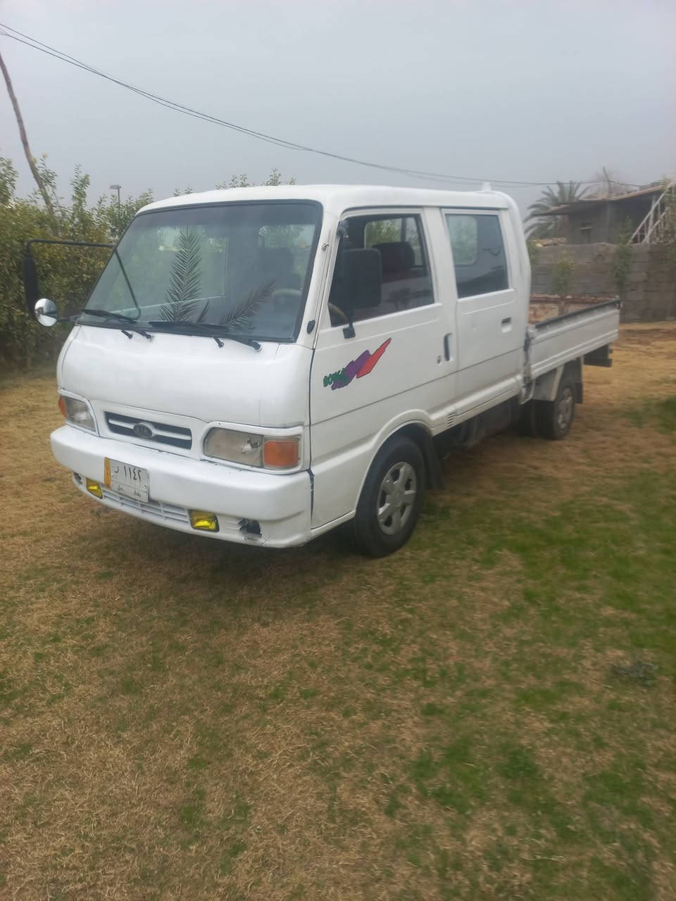 السلام عليكم ورحمة كيه دبل موديل 95رقم بغداد محرك جديد كير اكسن تايرات كهربائيّ شاصي  صدر جديد مكان السياره بغداد ابي غريب خان ضاري اتصل 0786308866/***********
