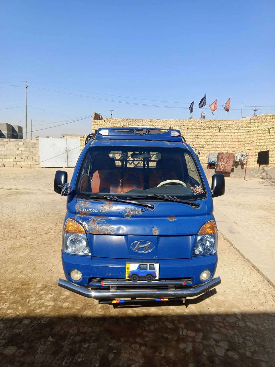 السلام عليكم سيارة هونداي بورتر للبيع لسيارة ابلاديه مكينه 3000 مكفولة سيارة نظيفه (رقم ديالى) (موديل 2007) المكان بغداد السعر خاص الاستفسار على الرقم ***********
