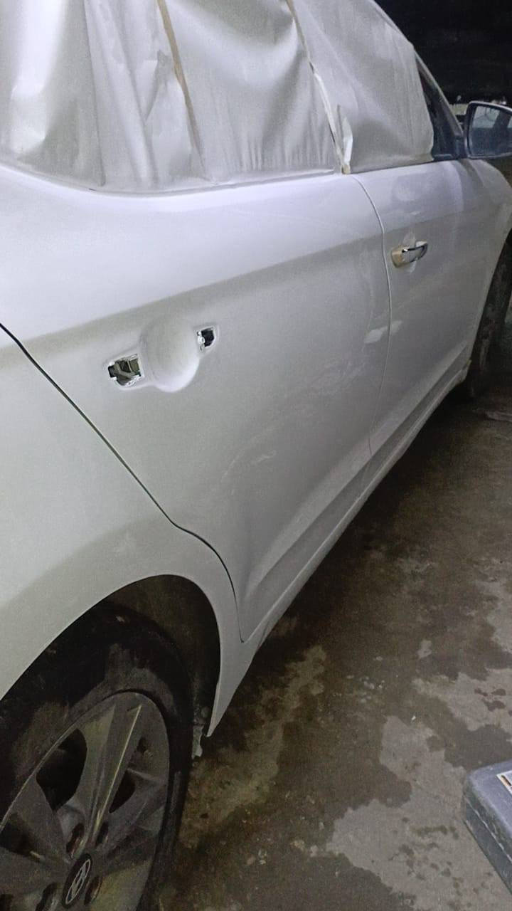 سمكره وصبغ الصافي تصليح علبارد بأحدث الطرق تصليح دعاميات عنوان بغداد التاجي مقابيل حي الصناعي الوريات ***********
