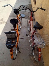 ورحمه الله وبركاته عندي بايسكلات حجم 26 ثنينهن للبيع السعر 190 ألف لسك...