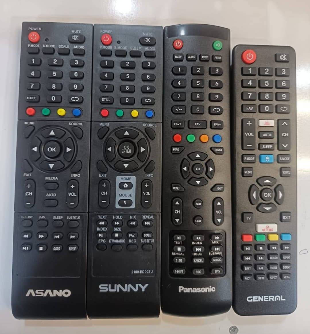 موجود لدينا جميع انواع الريموتات 
ويتوفر لدينا جميع انواع الستلايت سعر مناسب جدآ 
ويتوفر خدمه توصيل لجميع المحافظات 
*********** واتساب 
***********  هاتف
لتثبيت الحجز ارسل 
رقم 
المحافظه 
و اقرب نقطه داله 
جمله و مفرد
