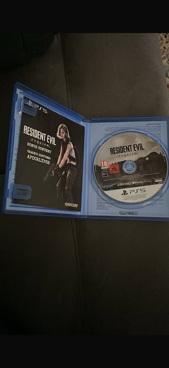 سلام عليكم شباب عندي رزنت ايفل الجزء التاسع الأخير لعبه اشك شك نهاية العالم القرص بعده جديد بمعنه الكلمه العنوان بغداد المشتل ماكو توصيل  ماراوس بس بيع وسعرها غالي 135 
اني أبيعه 90 الف ***********
