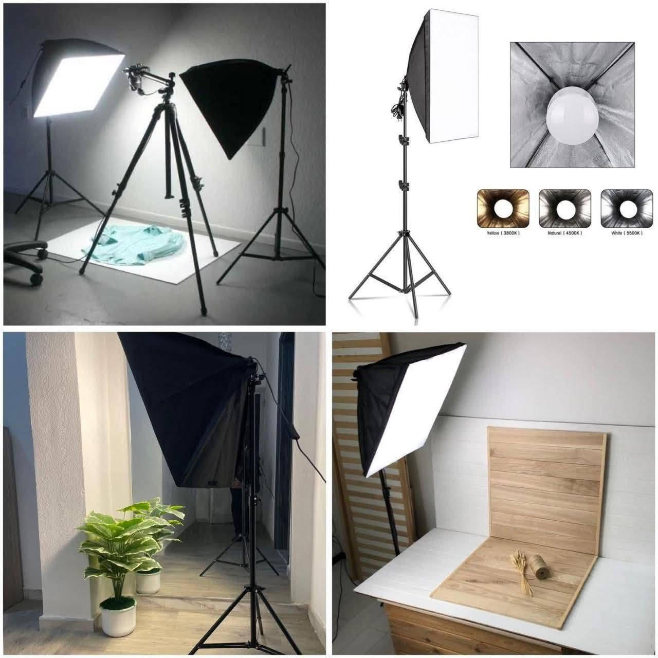 للبيع إضاءة ستوديو (Softbox)
سوفت بوكس للتصوير مستعملة نظيفة جدًا، متوفر اكثر من قطعه 

ب٣٠ الف والتوصيل مجاني 

📩 للطلب راسلني على الخاص.

او واتساب ***********
