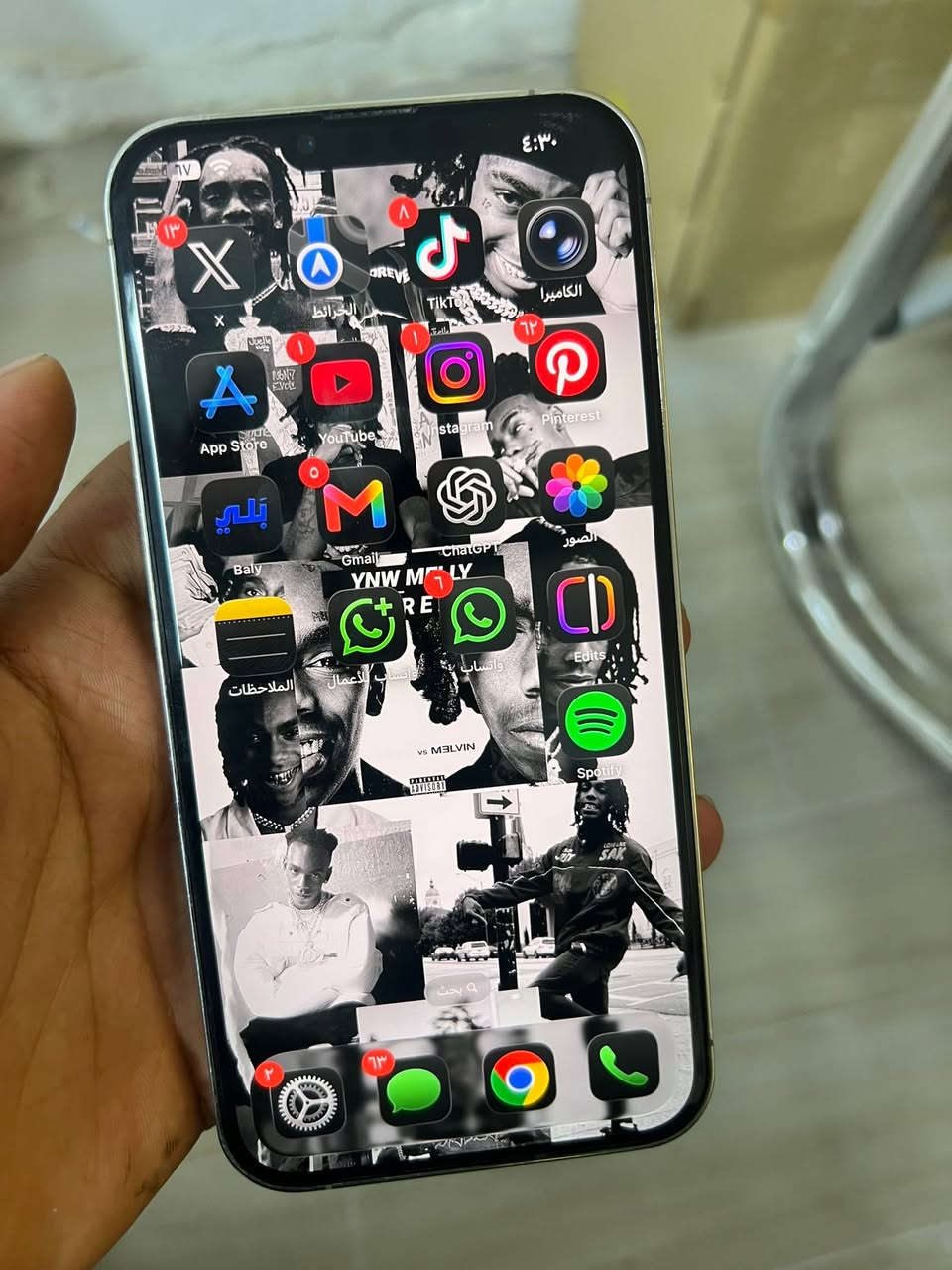 سلام عليكم من رخصت الادمن ايفون 📲 13 برو ماكس بطاريه 91 بلاديه جهاز  أمريكي كلش قوي بس ضهر عندي تعبان خدش مابي بل شاشه عل عرض ب 650 مال جناي هاذه اخوان جهاز آخو جديد للحجز *********** مكاني بغداد
