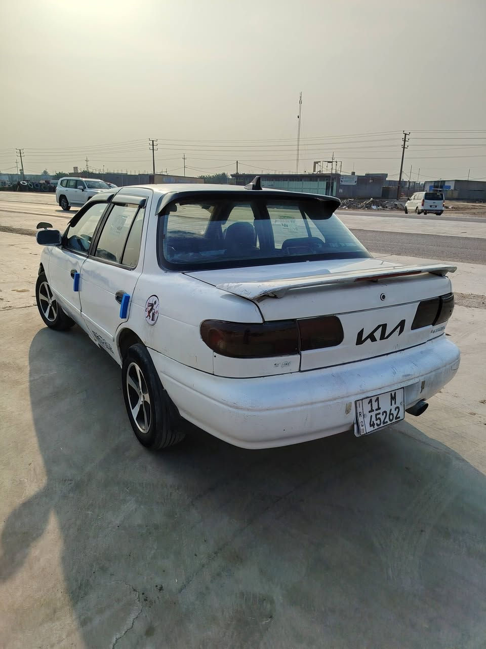 كيا سيفيا 1996 بغداد انگليزي سنويه لل 30 مشروع وطني الي ابيعله شرط عقد مروري صبغ حزام بدون اي ضربه كير عادي محرك مسكر السعر 32 بيهه مجال مكان واسط الصويره  شارع المطار ***********
