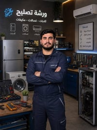 تصليح ثلاجة • تصليح مجمده • تصليح مكيف • تصليح غسالة • ورشة تصليح • صي...