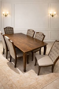 ميز طعام • ١٦٠×٩٠ سم • زان ماليزي