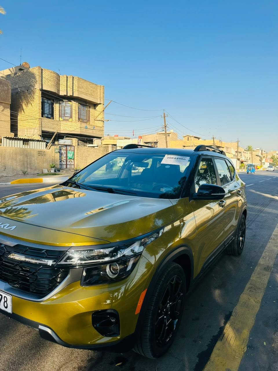 السلام عليكم 
كيا سلتوز 2024 تو كلر لون مميز 
مواصفات ال xline تجي فول عدا الفتحه 
مكينه 1600 تيربو ماشيه 6000 ميل 
رادار جانبي 
رادار خلفي 
رادار امامي 
تحديد مسار 
تشغيل عن بعد 
مانع انزلاق
فور ويل 
ويل 18 
تدفئه كشنات 
تبريد خلفي 
3 انظمة قياده نورمل سبورت سمارت 
لايت وبروحكتر عدسه 
بك لايت ليد 
وبعد بيها مواصفات
السياره رقم بغداد بسمي صارله يومين من ترقمة 
صور الحادث بنهاية المنشور 
السياره مابيه مصرف ربع جاهزه ع اخر حبايه 
والصور ضالمته بلواقع احلى 
مكان السياره بغداد 
للاستفسار ***********
